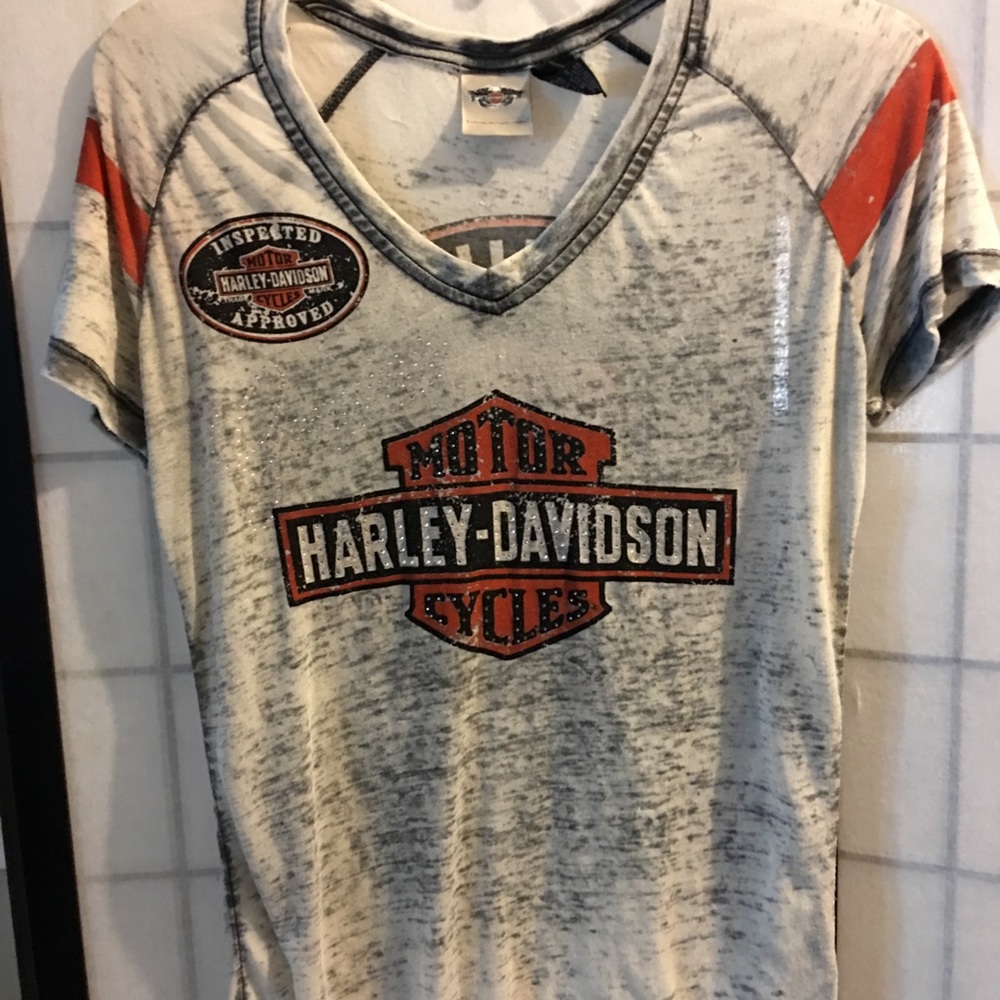 Women’s Harley Davidson V-neck t-shirt